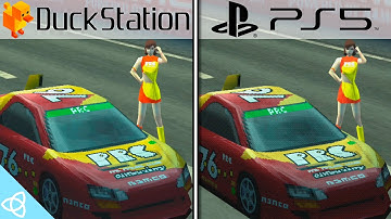 R4: Ridge Racer Type 4 - PS5 vs. PC Emulator (Duckstation) | Side by Side