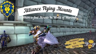 Alliance Flying Mounts - Where to find mounts in World of Warcraft - ep 7