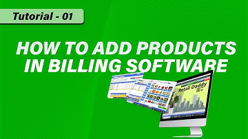 How to add product in Retail daddy 1 6 Billing software Tutorial #01