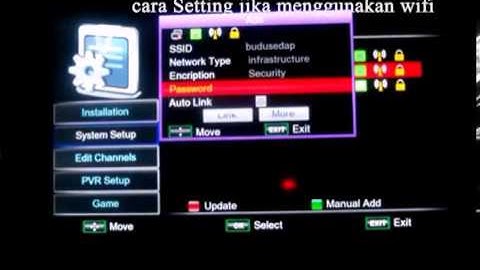 Openbox X5   Wifi Setting & 3G Connection