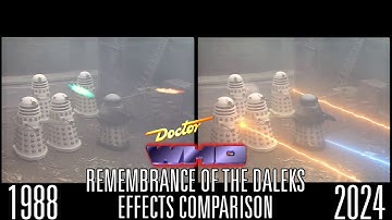 Doctor Who: Remembrance of the Daleks Effects Comparison