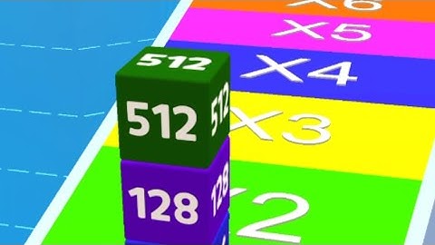 Cube 2048 All Levels Android iOS Gameplay Level 1-2