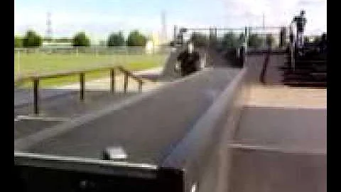 clay milam grinding at skate park