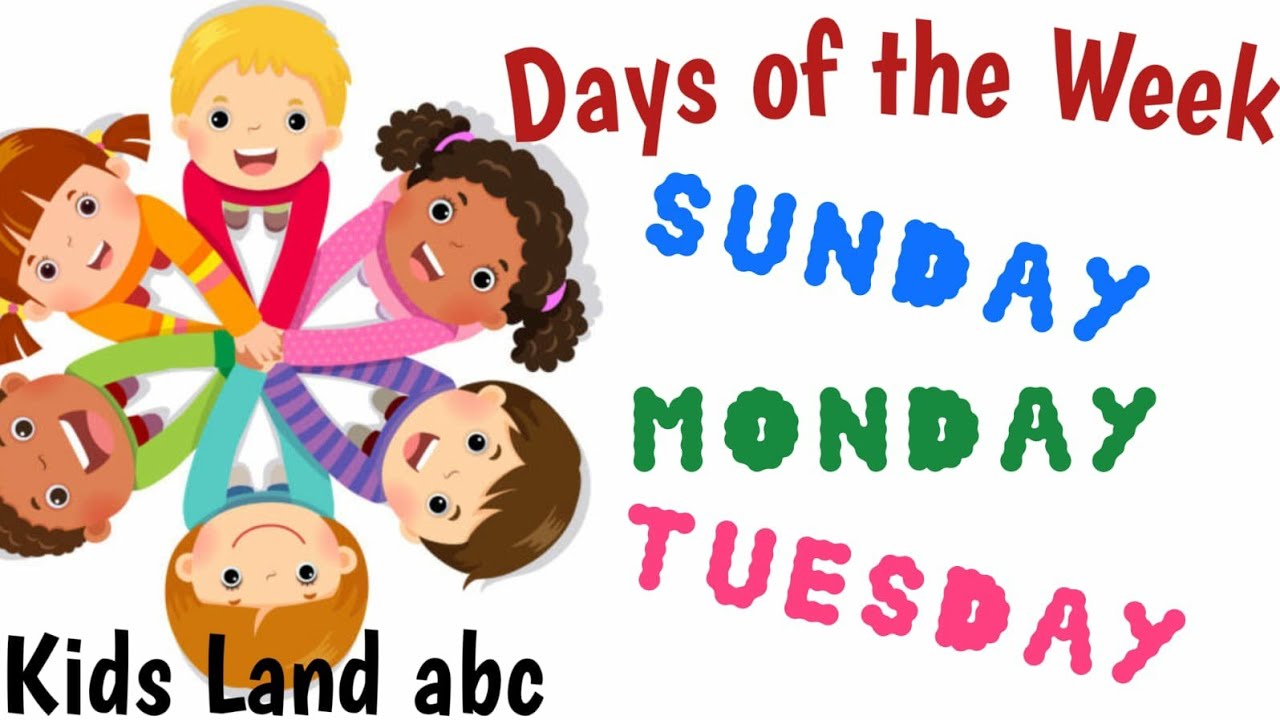 Days Of The Week With Spelling Slow Version For Kids To Learn Spelling Days of the week with spelling slow version for kids to learn spelling