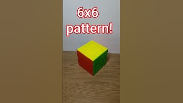 6x6 rubiks cube pattern!😲#rubikscube #shorts #pattern