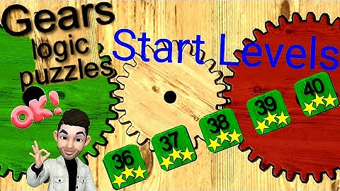 Gears logic puzzles, Start Levels 36,37,38,39,40