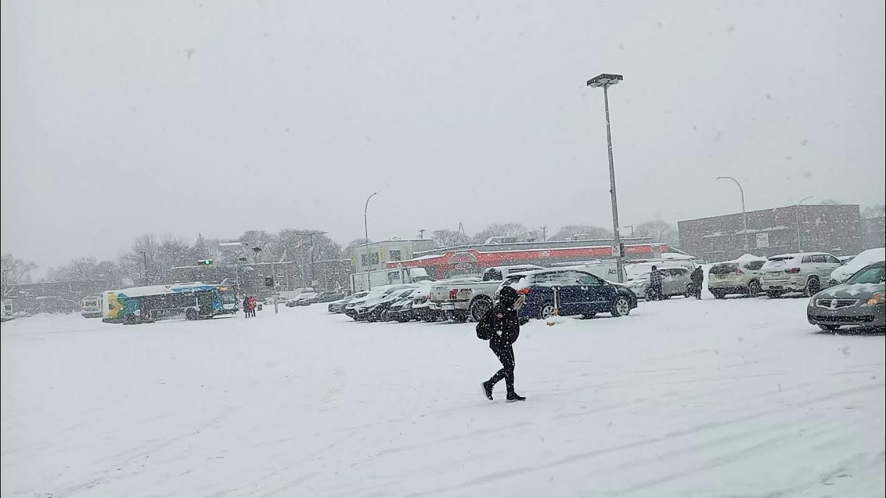 la tempête de neige au Canada 5 février 2021 YouTube