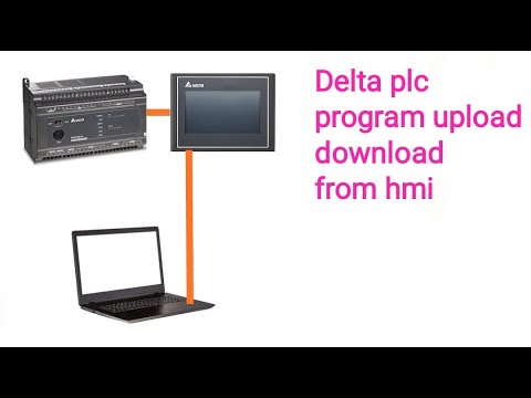 Delta plc program upload download without connecting rs232 cable. #plc #hmi #industrialautomation