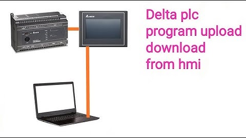 Delta plc program upload download without connecting rs232 cable. #plc #hmi #industrialautomation