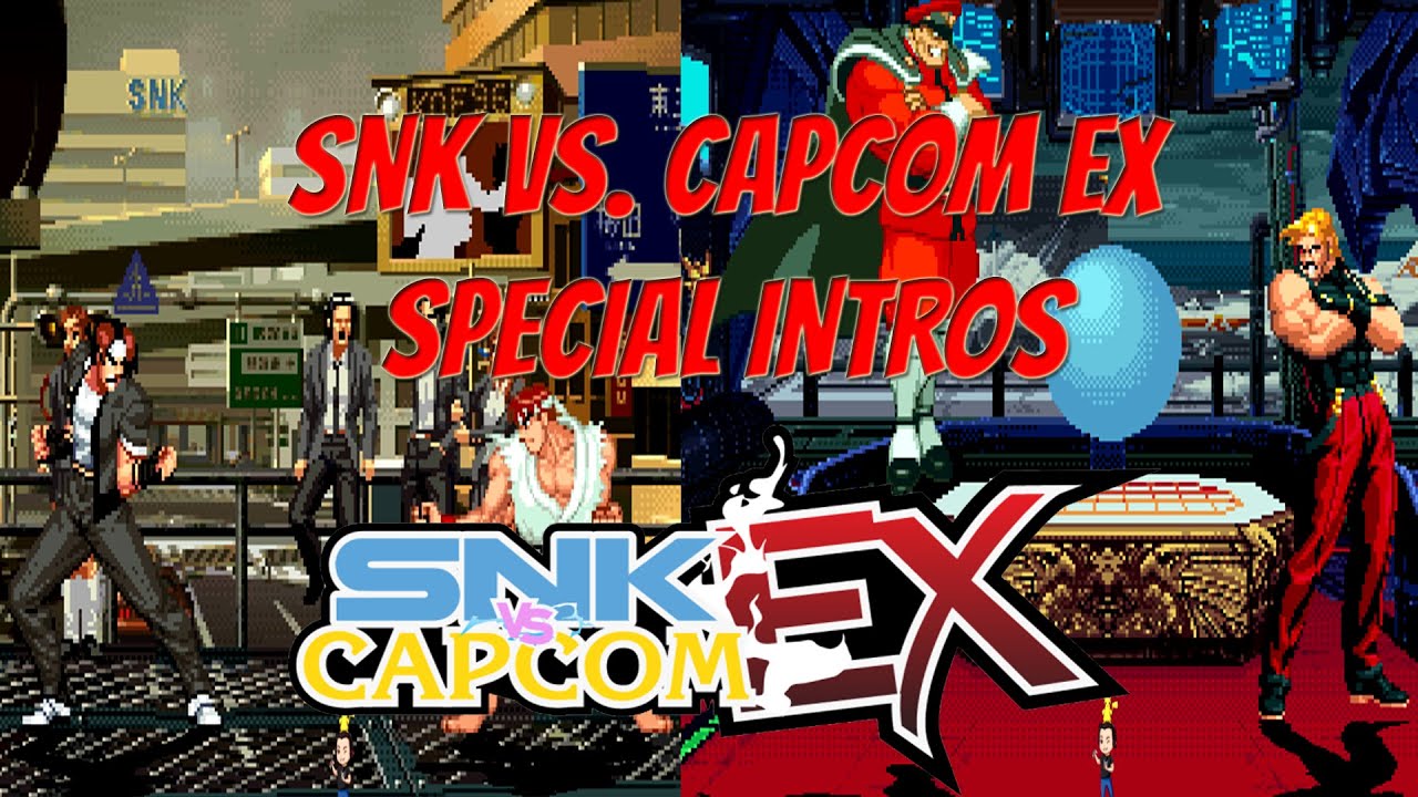 M.U.G.E.N - All Special Intros - SNK vs. Capcom EX