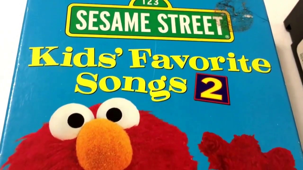 Sesame Street Kids Favorite Songs VHS Sesame street kids favorite songs vhs