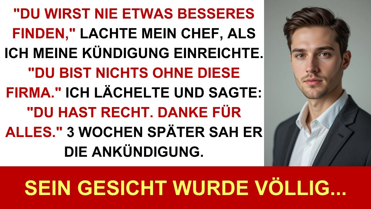 Mein Chef Lachte Über Meine Kündigung – Bis Er Sah, Mit Wem Ich Mich in Den Mittagspausen Traf