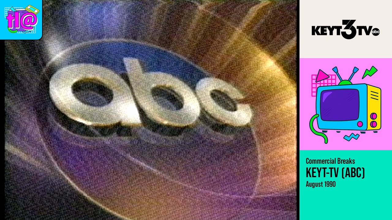 Рекламные паузы телеканала KEYT-TV (ABC) (август 1990 г.)