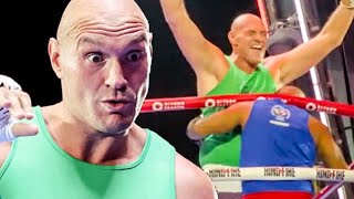 Tyson Fury MOCKS Usyk watching him; PLAYS MIND GAMES with style SWITCH-UP for tiny SIZE