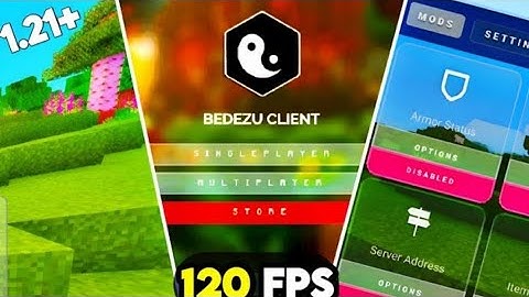 BEDEZU CLIENT | New Mod Menu | 1.21+ | No more lag!