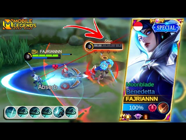 TOP GLOBAL BENEDETTA | BENEDETTA OFFLANE ROTATION | BENEDETTA GAMEPLAY MOBILE LEGENDS class=