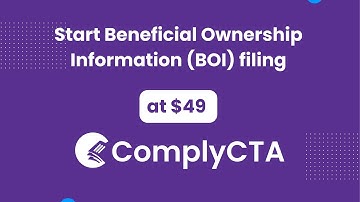 File your Beneficial Ownership Information to FinCEN in Minutes | ComplyCTA