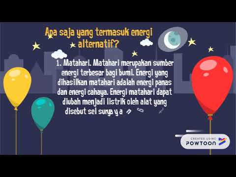 Energi yang dihasilkan oleh matahari adalah