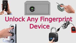 Unlock Any Fingerprint Device 2021 How To Make Duplicate Fingerprint Fake Fingerprint Avni