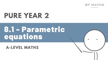 A-Level Maths | Pure Year 2 | 8.1 - Parametric equations Walkthrough | Edexcel