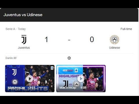 FIRSTPLAY88 x instalslot88 - Hasil Juventus vs Udinese: Bianconeri Geser AC Milan Berkat Gol Danilo Skor 1-0