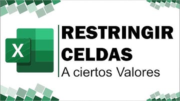 Restringir celdas para insertar solo valores específicos  - EVITANDO ERRORES