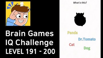 Brain Games IQ Challenge Level 191-200 Walkthrough (GAMEJAM)