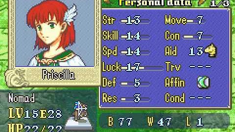 What if Priscilla was a Nomad? (Fire Emblem 7 Randomizer)