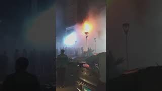 حريق ضخم فى محل حلواني العبد بالحصري 6 أكتوبر