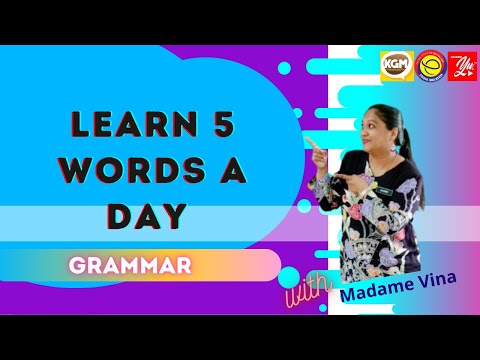 Learn 5 Words A Day