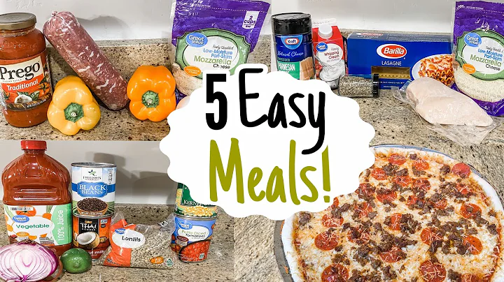 What's For Dinner? 5 Quick & Easy Meal Recipes! | Julia Pacheco