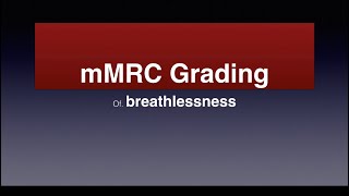mMRC grading scale (modified medical reasearch council scale) #dyspnea #mmrc #emergencymedicine