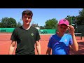 Hitting with Hayden & Remy from Australia | British tennis