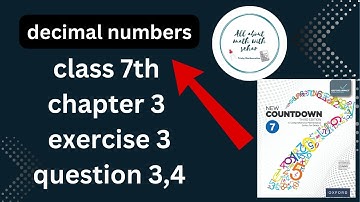 class 7th maths chapter 3 decimal numbers
