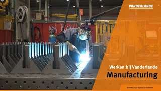 Werken in de fabriek van Vanderlande in Veghel (NL)