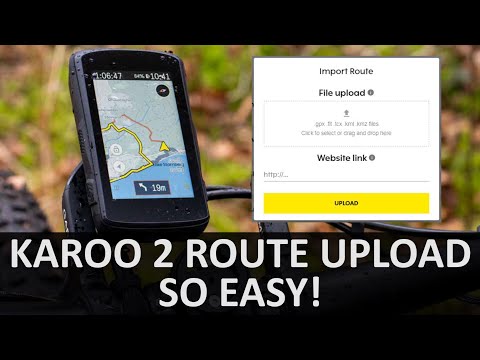 Hammerhead Karoo 2: Unique Way to import Routes, As Easy As 1-2-3!