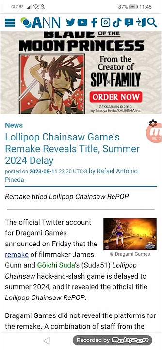 Lollipop Chainsaw tem remake adiado para 2024 - Game Arena