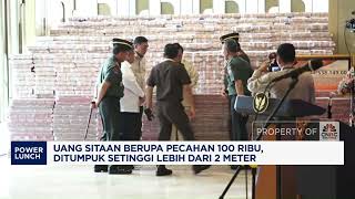 Wujud Uang Sitaan Korupsi CPO Ditumpuk Setinggi Lebih Dari 2 Meter