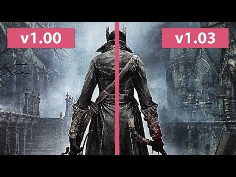 Bloodborne – v1.00 vs. v1.03 Loading Time Comparison Digital Download Version [FullHD]