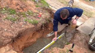 How to prepare a footing for a Retaining Wall | Adbri Masonry