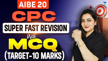 🚨 AIBE 20 CPC with MCQs | All India Bar Examination | Apurva Vats