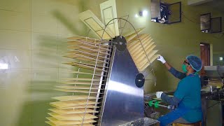 Mass Production of Chocolate Wafer | Inside Chocolate Wafer Making Factory