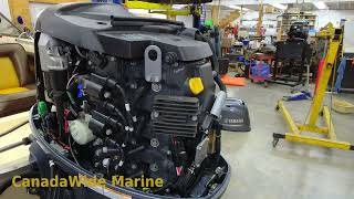 Yamaha Four Stroke 50hp. How to change your oil and filter, with lots of detail.