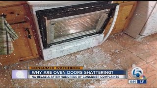 Shattering oven doors