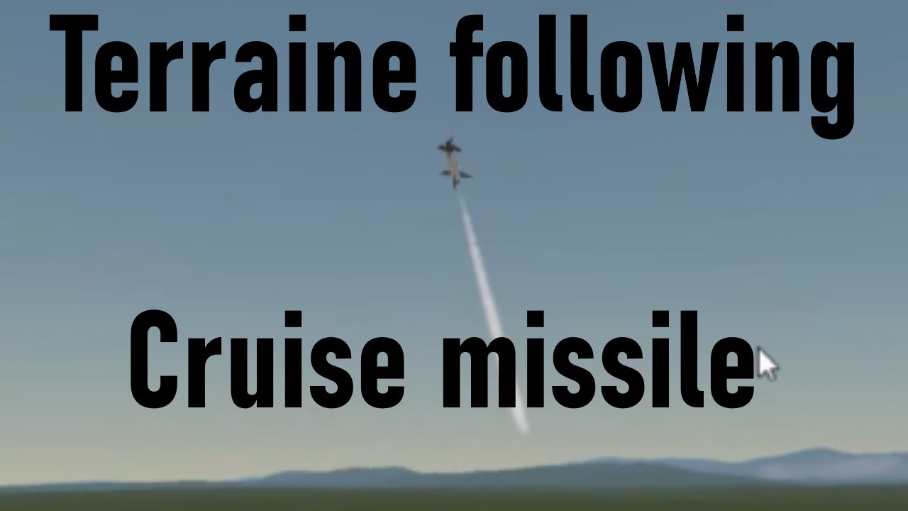 cruise missile terrain following