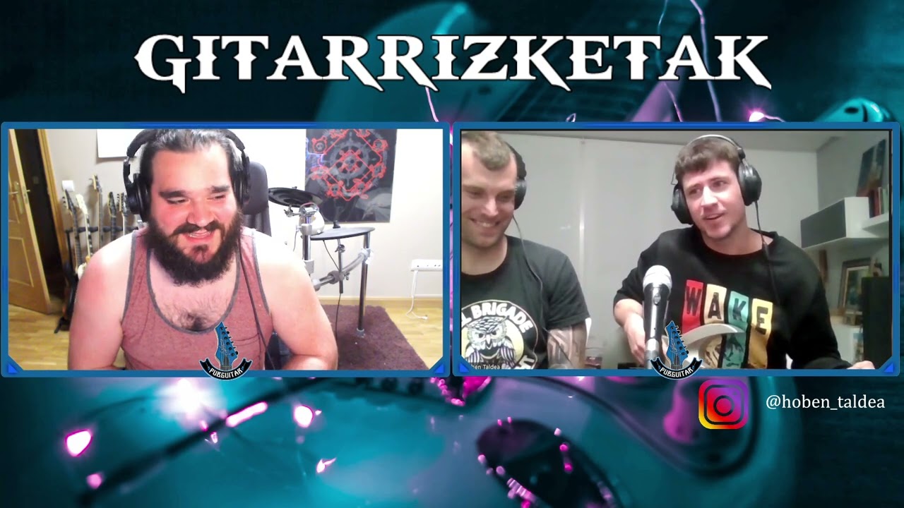 Gitarrizketak 4x12 Aimar Laskibar eta Imanol Oiartzabal (Hoben, Bellator, Destroy, Kollision)