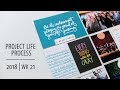 Project Life® Process Video 2018 | Week 21 | Stories by the Month AUG