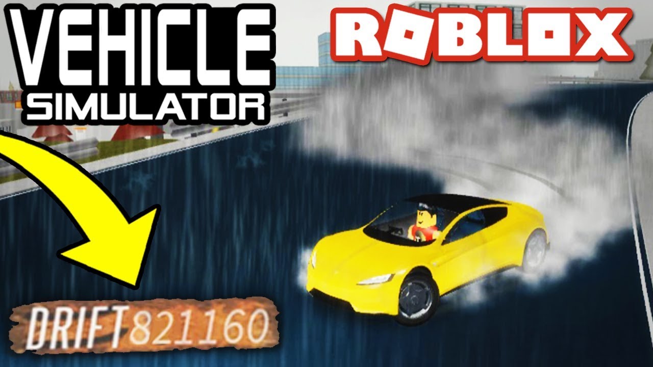 Highest Drift Score Ever In Vehicle Simulator Roblox Youtube - after playing vehicle simulator on roblox the developers put