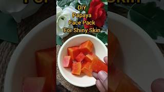 DIY Homemade Papaya Face Pack for Shiny Skin @glammishti  diy skincare bymishti trending shorts