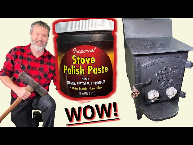 Black Beauty Cast Iron Stove Polish Restore That, Black Satin Finish  Provides Ongoing Protection Against Flaking, Rusting and Pitting 2 x 6.7 Fl  oz